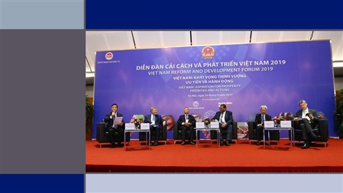 Diễn đàn Cải cách và Phát triển Việt Nam (VRDF) 2019: Ưu tiên hành động vì một Việt Nam thịnh vượng