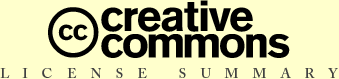 Creative Commons License Summary